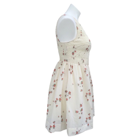 Free People floral print sleeveless mini dress - Picture 4 of 11